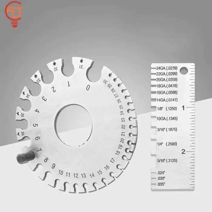Jauge de fil AWG SWG ronde