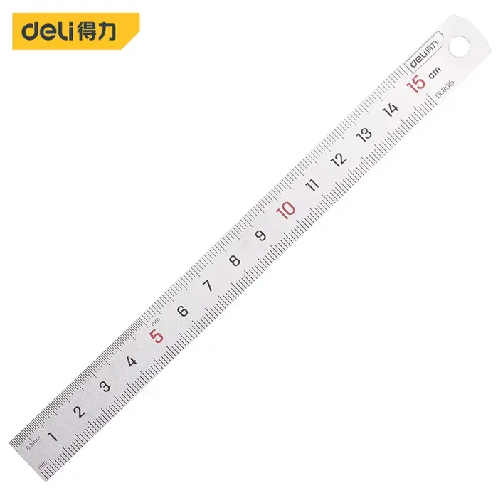 Deli Tool – règle de mesure pour le travail du bois, spécifications multiples, 15/20/30/50cm, outils