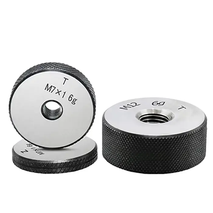 M3 M3.5M4 M5 M6 M7 M8 6G-6H jauge d'anneau de filetage jauge d'anneau de filetage jauge de GO-NOGO d'anneau 6g jauge de mesure 2 pièces/ensemble