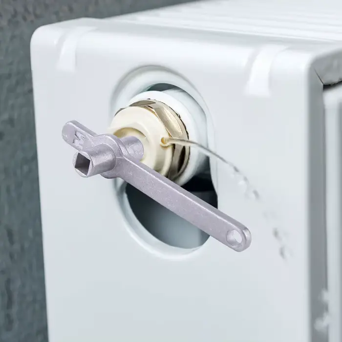 Clé de radiateur en acier inoxydable, clé de radiateur pour une entretien efficace du chauffage, out
