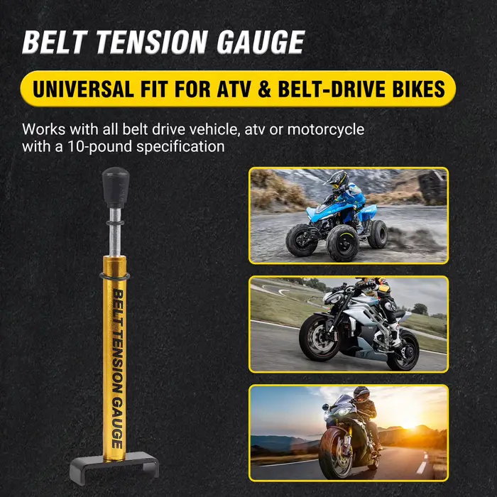 Jauge de Tension de ceinture de moto en métal