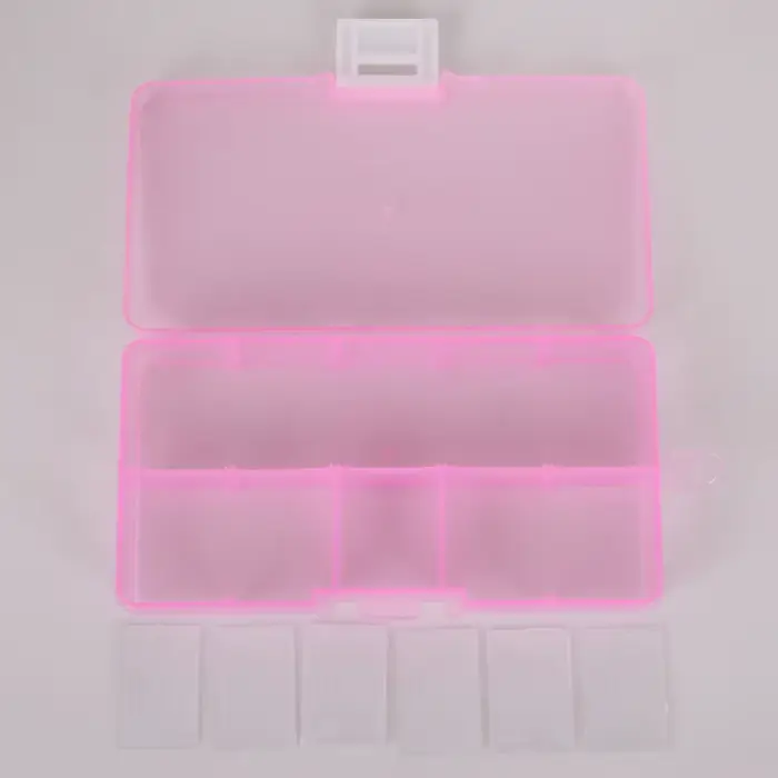 Boîte de rangement en plastique Transparent