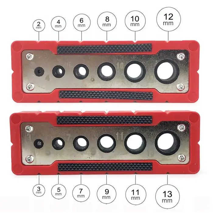 Perforateur de trous multifonctionnel 2-12/3-13mm, localisateur de Guide de perçage adapté aux trous