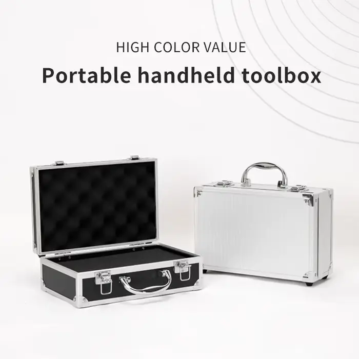 Boîte à outils en aluminium-stockage portable et polyvalent pour outils
