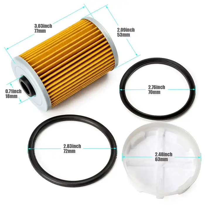 Filtre à carburant avec jeu de disques de filtrage