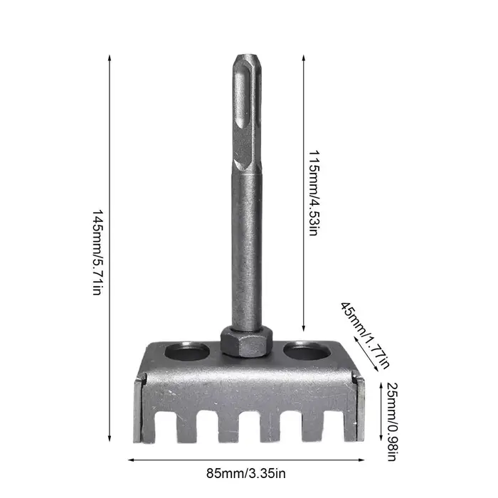 Perforateur de trous carrés en acier inoxydable pour boîtier de type 86, pour l'installation de pris