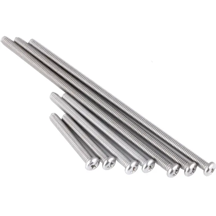 Vis de machine phillips M4 * 30/40/50/60/70/80/90/100mm, vis à douille à tête ronde en acier inoxydable 304, croix encastrée