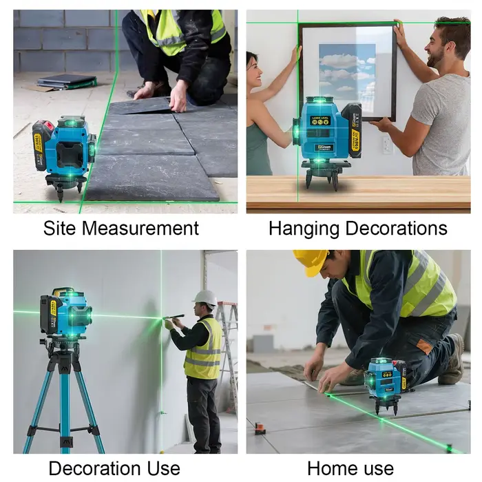 Gami 16 lignes 4D niveau Laser 360 Laser verticaux et horizontaux professionnel Super puissance fais