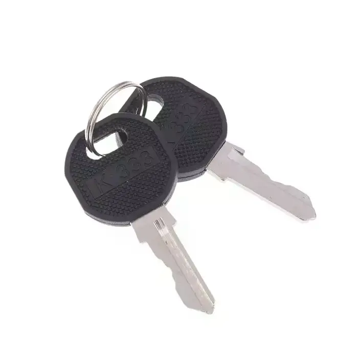 2 pièces K333 clés clé de casier de caravane pour Emka EK333 Elddis clé