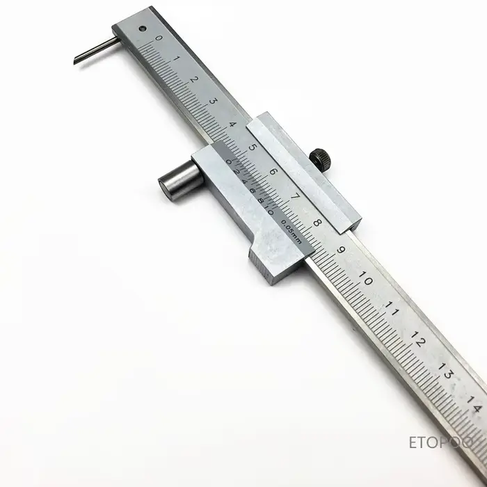 Pied à coulisse de marquage 0-200mm avec traceur en carbure, règle de jauge de marquage parallèle, I