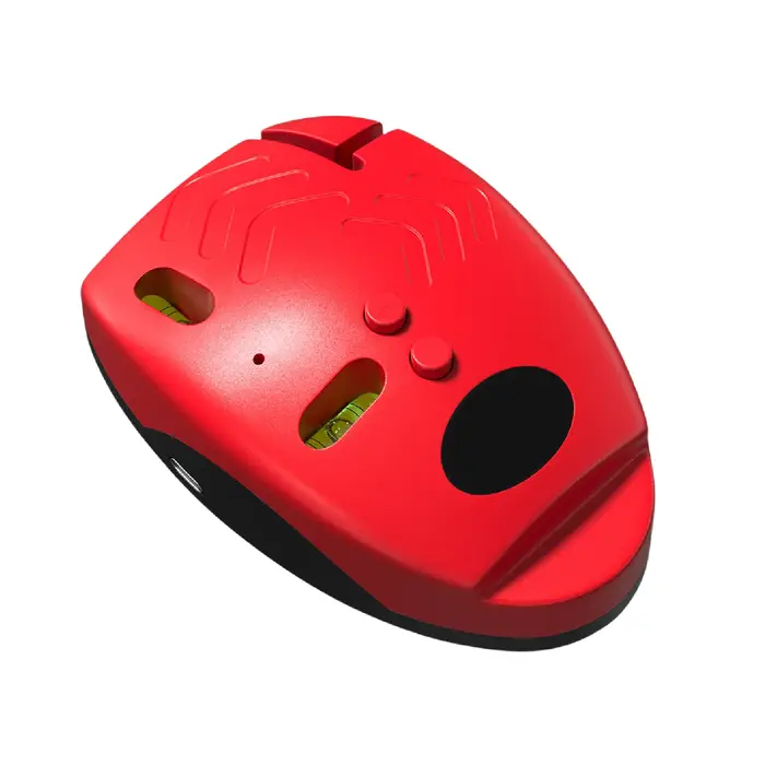 Niveau Laser Croix Rouge Auto-nivelant Double Faisceau 90° Aimant Intégré Recharge USB Batterie Lithium Outil de Mesure Haute Précision Compact