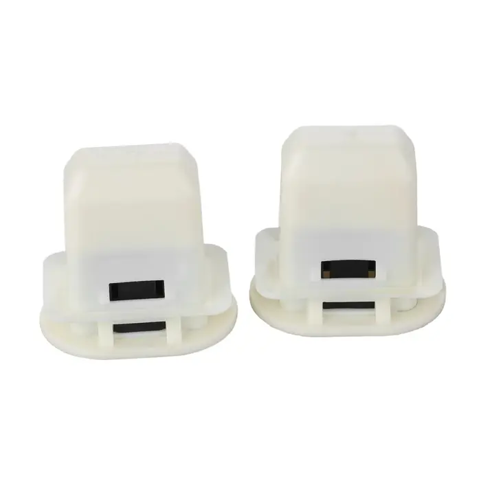 2PCS Fixations de siège arrière en nylon blanc 4L0886373 4L0 886 373 pour Audi Q7 A4 S4 A5 A6 RS4 RS