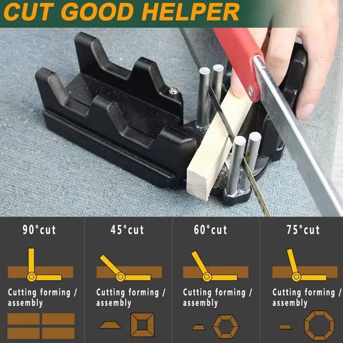 Outil de coupe de mesure d'onglet 2 en 1