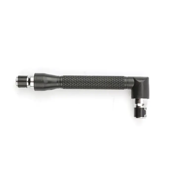 Embout de tournevis hexagonal 1/4 de type L noir 90 ° outil clé à double extrémité de 6