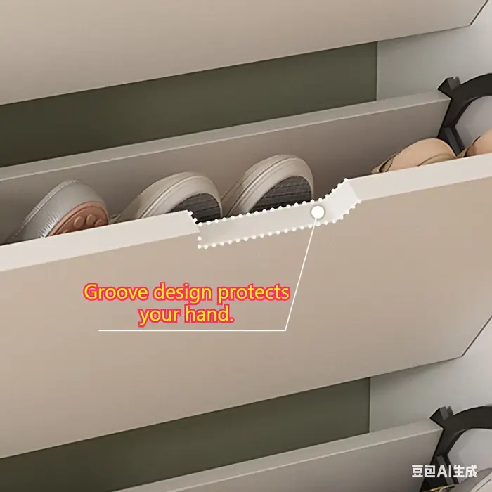 Armoire à chaussures multifonctionnelle en bois