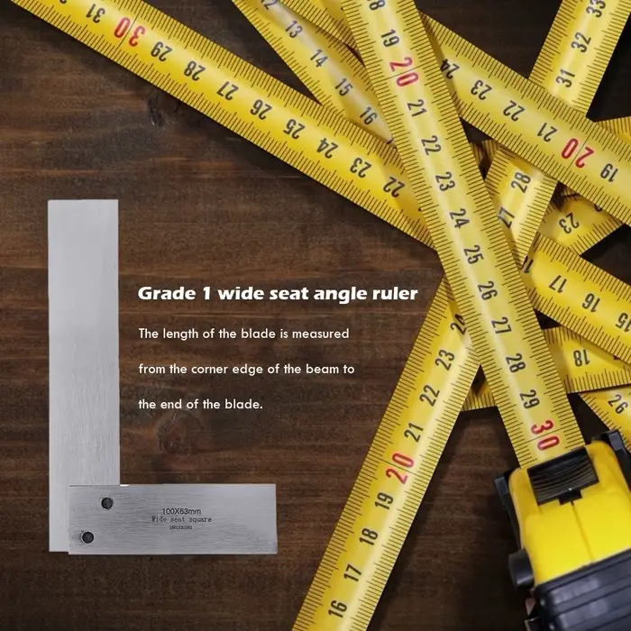 Règle d'angle à 90 degrés pour le travail du bois