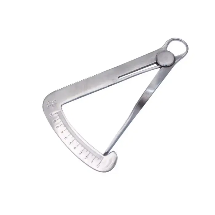 Pied à coulisse de mesure précise en acier inoxydable, 0-10mm, étriers intérieurs, jauge, diamants,