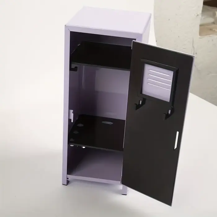 Armoire de rangement en métal Kawaii