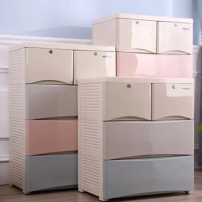 Armoire de rangement en plastique pour bébé
