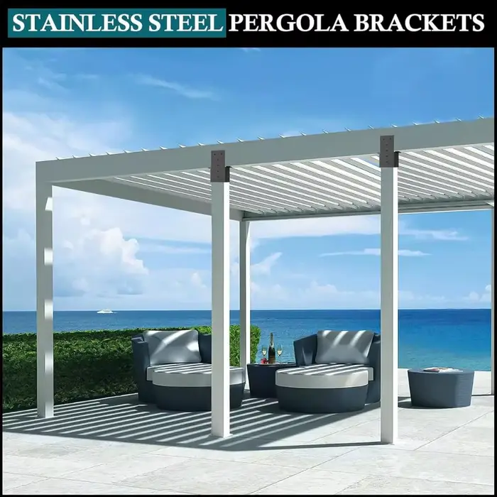 Support de Pergola noir Durable