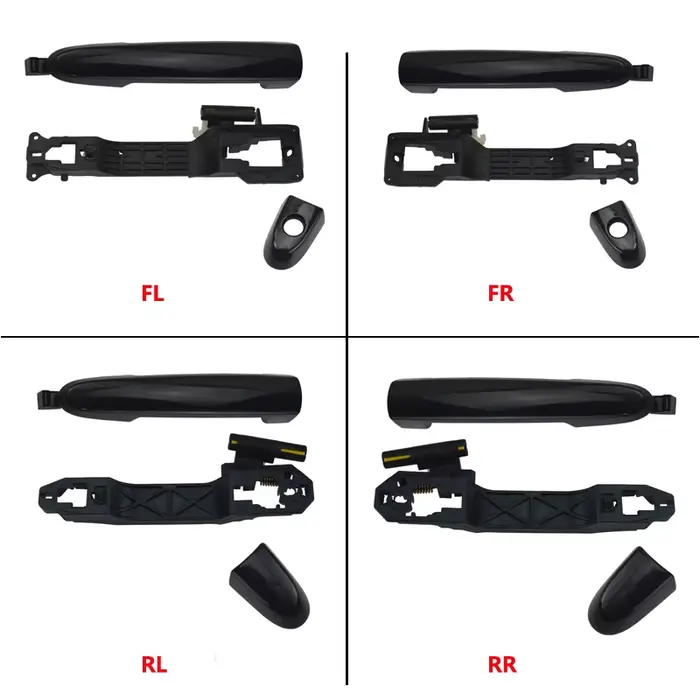 Poignée de porte extérieure de voiture pour LIFAN 320, avant et arrière, poignées de porte extérieur