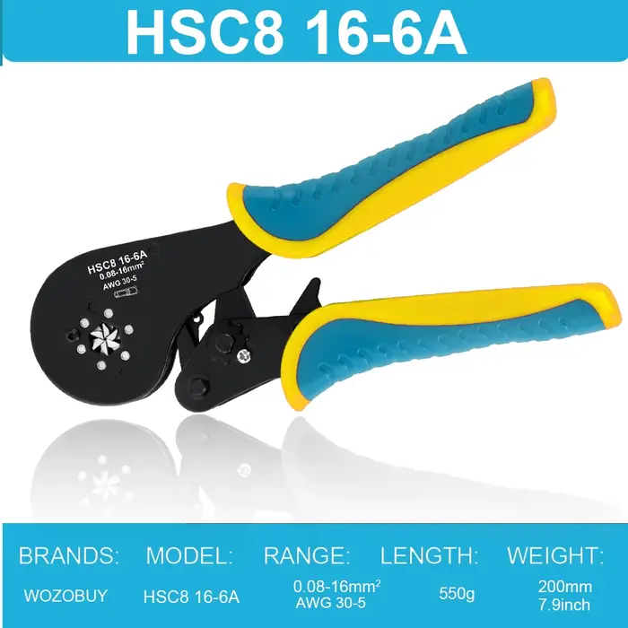 Kit d'outils de sertissage de virole, kit de pinces à sertir pour virole de fil, sertisseuses hexago