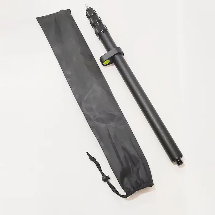 Perche télescopique en aluminium pour prisme, perche d'arpentage, perche GPS RTK, 50-150cm