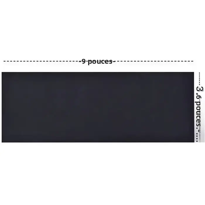 10 pièces papier de verre sec et humide 9x3.6 pouces feuilles de ponçage