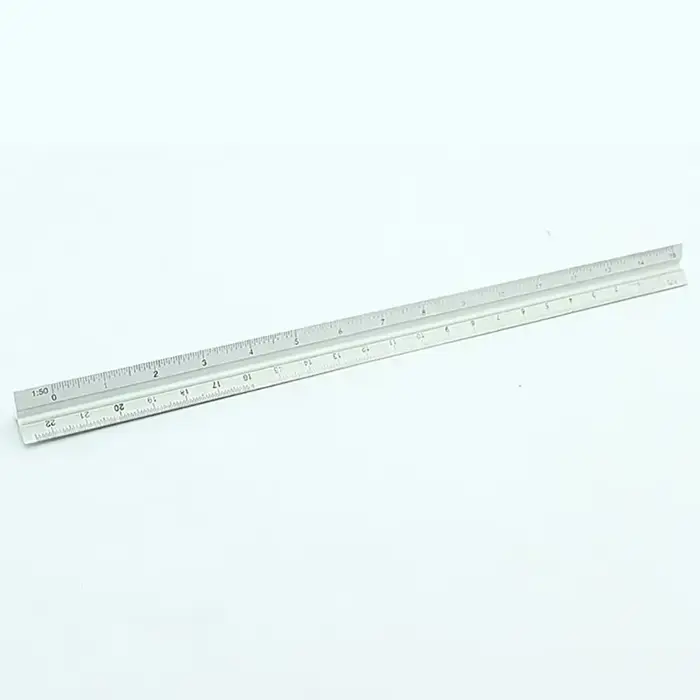 Règle à échelle triangulaire de 30cm 1:20-1:125