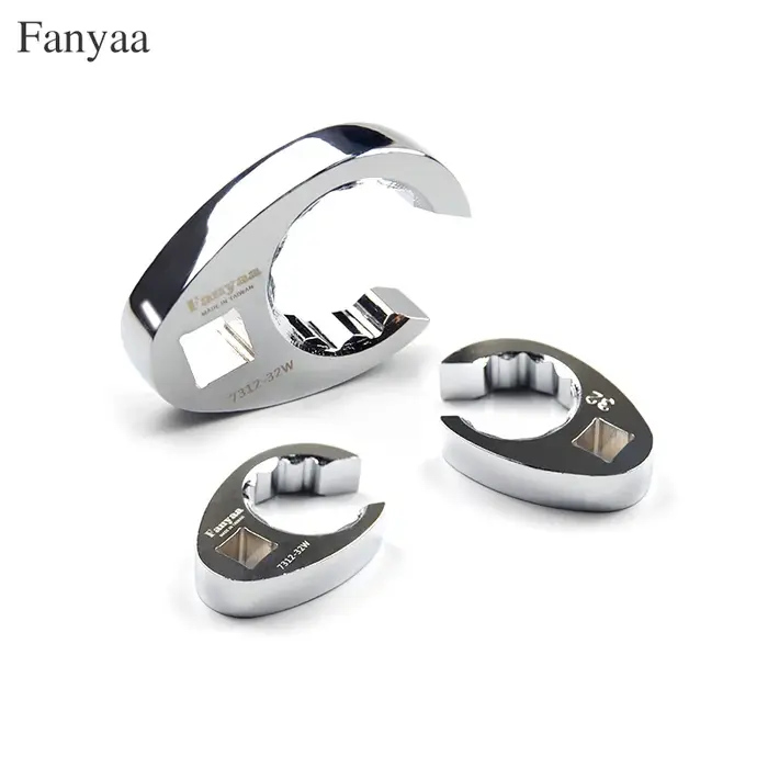Fanyaa – outil de serrage à écrou évasé, tête de clé à tube à extrémité ouverte prune 1/2 pouces 20-