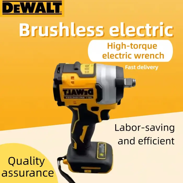 Clé à chocs sans fil DEWALT DCF922 20V : Outil sans fil à couple élevé de 1/2 pouce pour le fixation rapide et intensif