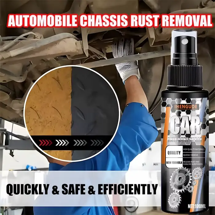 Spray anti-rouille, dissout la rouille des pneus