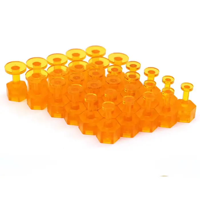 10/30 pièces onglets de colle outil de débosselage PDR onglets Orange Auto sans peinture Dent répara