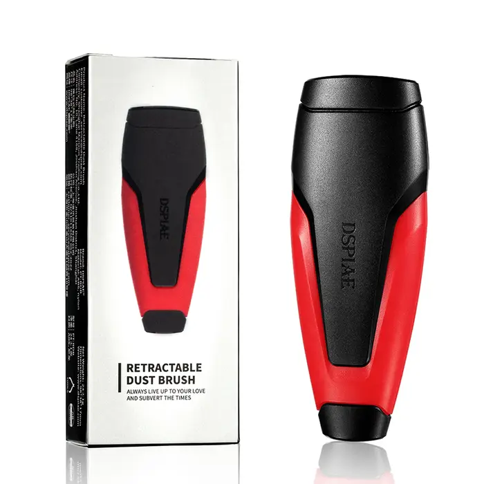 DSPIAE PT-RDB bricolage brosse à poussière rétractable Double pointes outils de nettoyage pratiques pour l'assemblage