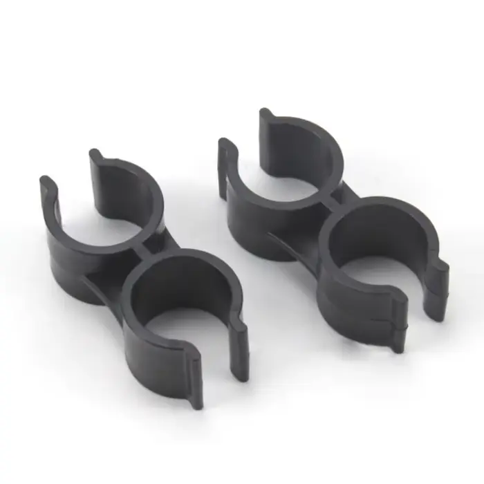 Colliers de serrage en forme de U à Double tête en plastique PVC