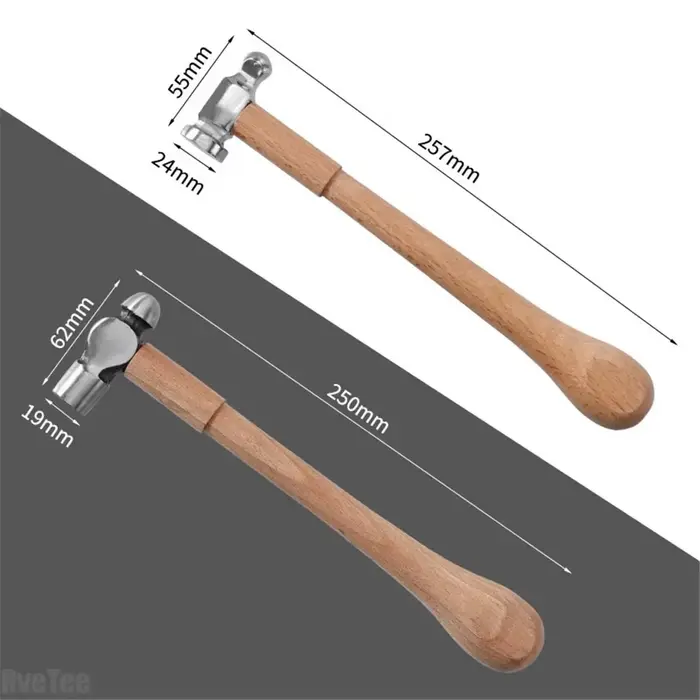 Marteau exécutif avec manche en bois pour forgeron