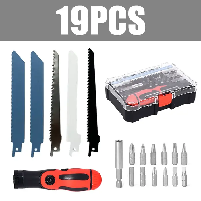 Kit de 19 pièces pour scie sabre