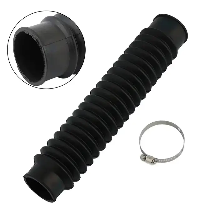 Tube de filtre à air flexible noir pour moto, tuyau d'admission d'air, accessoires de livre d'air, c