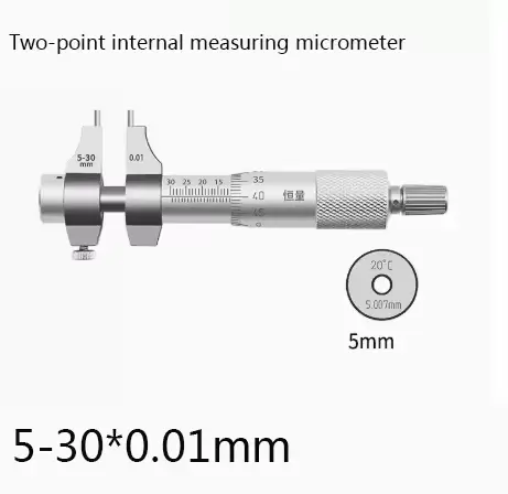 Micromètre de diamètre intérieur à trois griffes, mesure interne à trois points, diamètre intérieur,