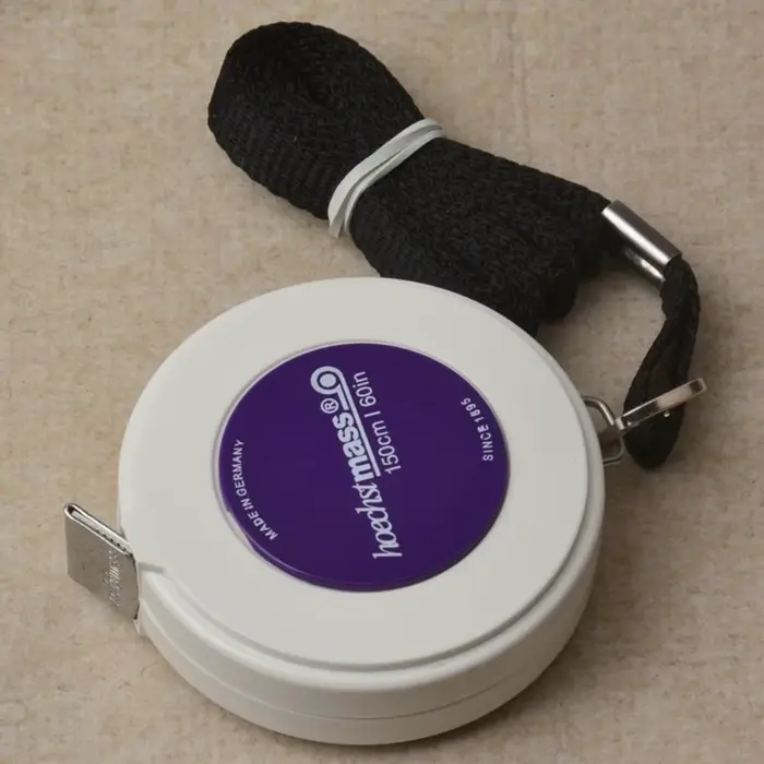 Ruban à mesurer rétractable en centimètres de pouce, 1.5m, Double échelle, porte-clés, ruban à mesurer, artisanat sur mesure, règle en plastique et tissu doux