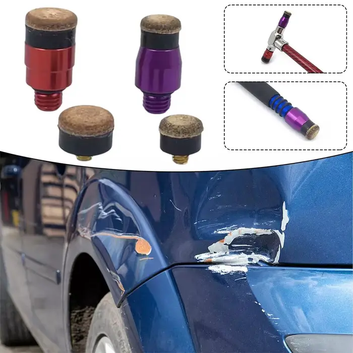 Outil de tête en cuir pour débosselage de voiture