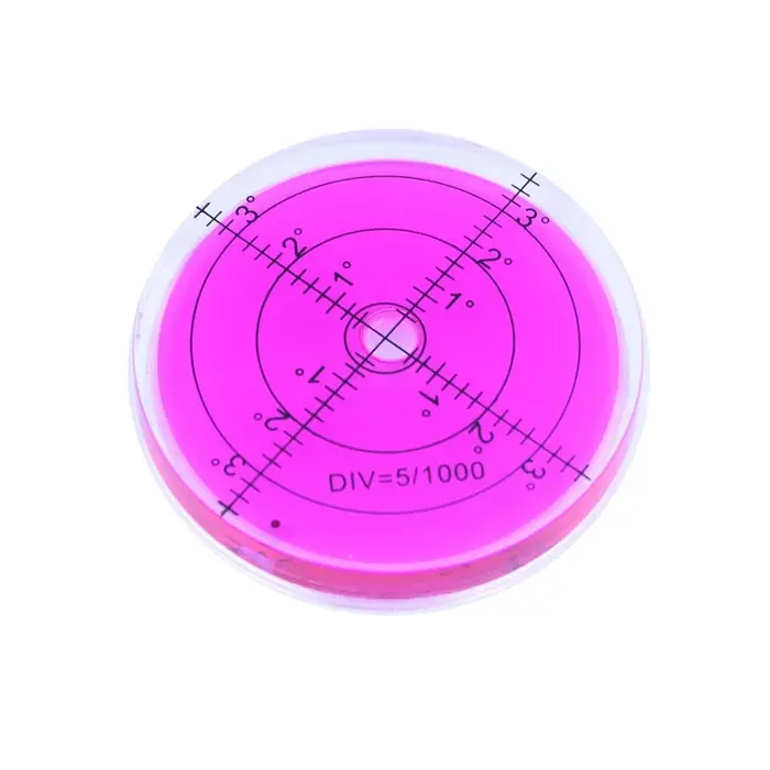 Niveau à bulle circulaire 66*10mm niveau à bulle degré marque Surface niveau rond bulle pour Instrum