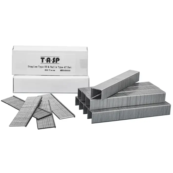 TASP 1000 pièces agrafes et clous