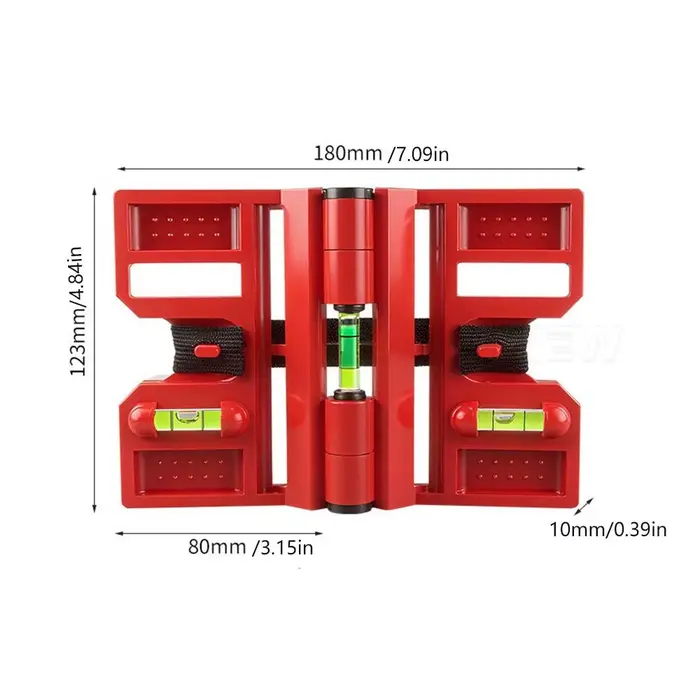 Niveau à bulle pliable multifonctionnel professionnel