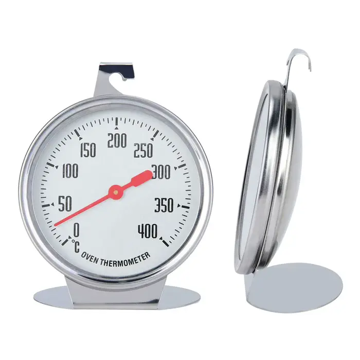 Thermomètre de four vertical en acier inoxydable 0-400 degrés