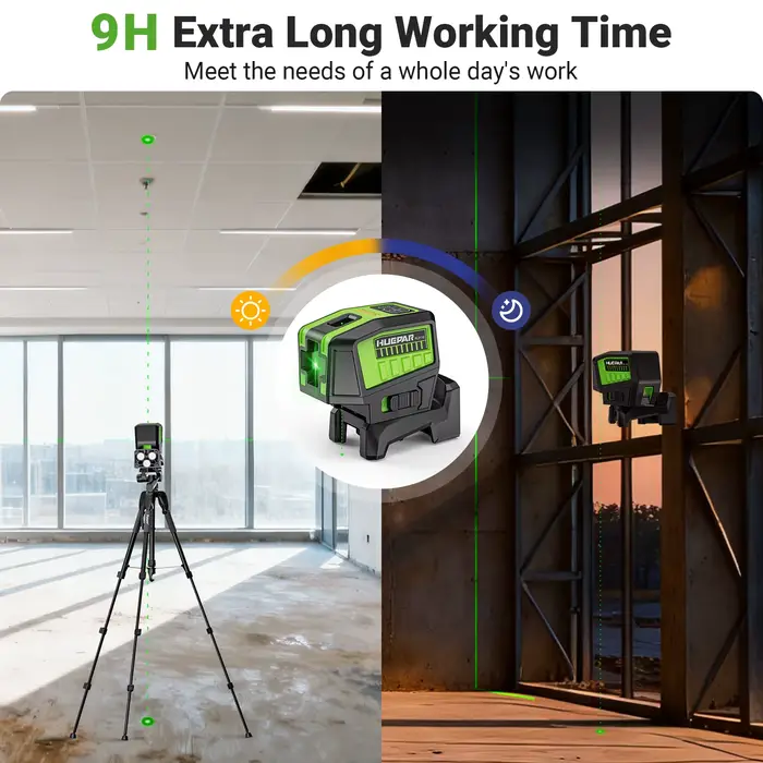 Niveau laser auto-nivelant Huepar PL211G à faisceau vert