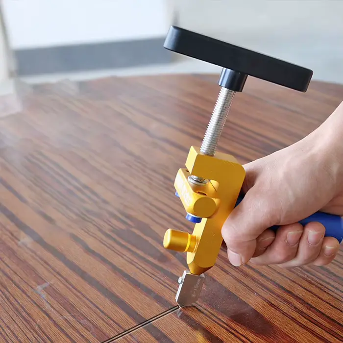Coupe-carreaux de verre professionnel 2 en 1