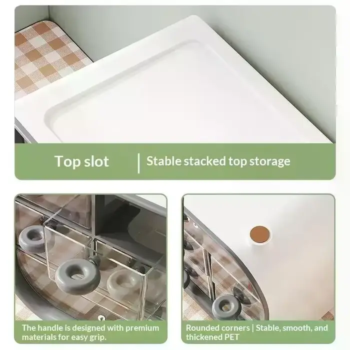 Boîte de rangement à 7 grilles
