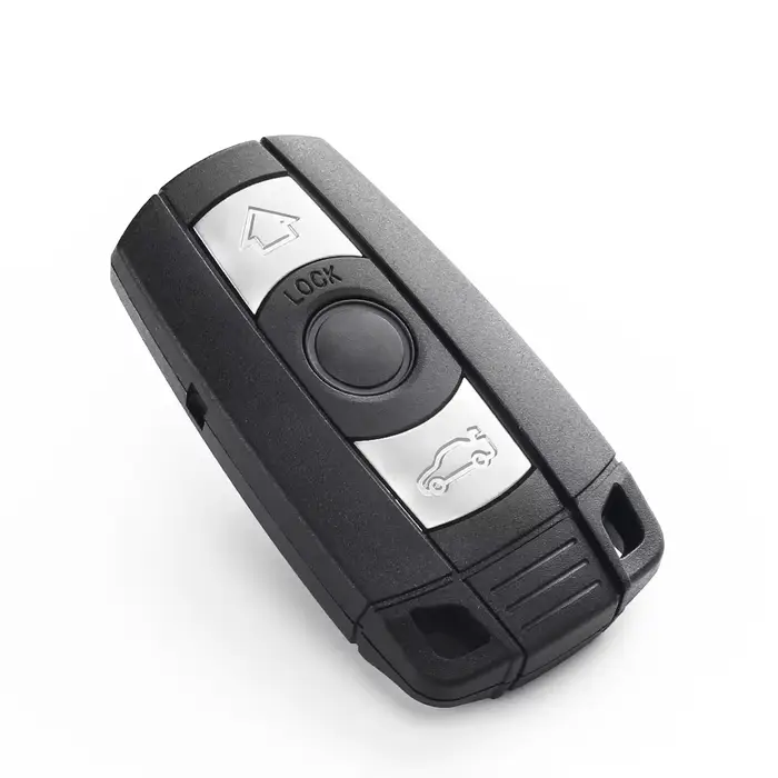 KEYYOU pour BMW 1 3 5 6 série E90 E91 E92 E60 télécommande 3 boutons coque de clé de voiture lame intelligente Fob housse