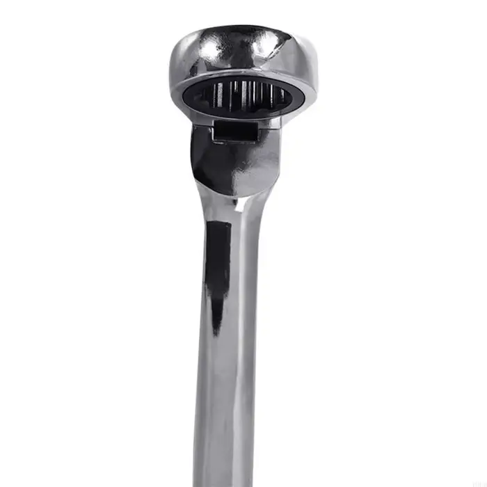 P9FB 6 pièces clés à cliquet longues à tête flexible Double extrémité boîte en acier Chrome Vanadium jeu